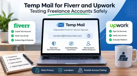 Temp Mail for Fiverr and Upwork: Testing Freelance Accounts Safely